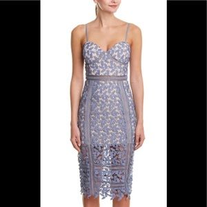 Just Me Crochet Lace Midi Dress